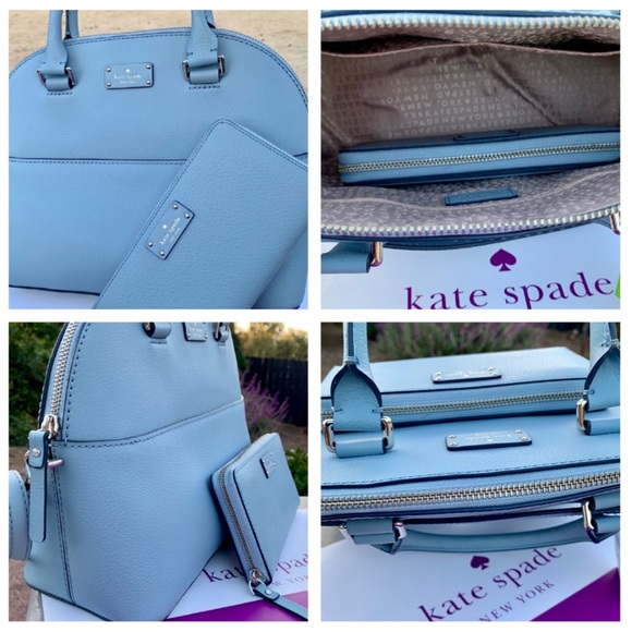 Kate Spade Carli Grove Street Satchel / Wallet Set - Picture 7 of 8